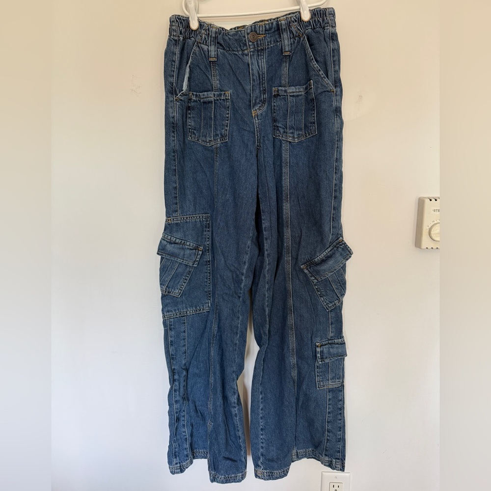 BDG Blue Cargo Jeans